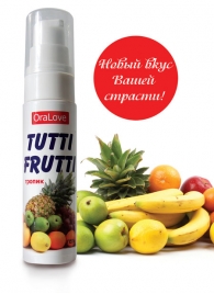 Гель-смазка Tutti-frutti со вкусом тропических фруктов - 30 гр. - Биоритм - купить с доставкой в Набережных Челнах