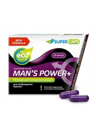 Возбуждающее средство для мужчин Mans Power plus - 10 капсул (0,35 гр.) +1 в подарок - SuperCaps - купить с доставкой в Набережных Челнах