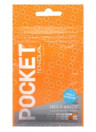 Карманный мастурбатор HEXA-BRICK - Tenga - в Набережных Челнах купить с доставкой
