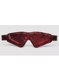 Двусторонняя красно-черная маска на глаза Reversible Faux Leather Blindfold - Fifty Shades of Grey - купить с доставкой в Набережных Челнах
