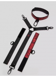 Ошейник с наручниками Reversible Faux Leather Collar and Wrist - Fifty Shades of Grey - купить с доставкой в Набережных Челнах