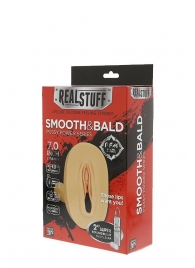 Мастурбатор-вагина с вибрацией и выносным пультом управления REALSTUFF SMOOTH   BALD - Dream Toys - в Набережных Челнах купить с доставкой