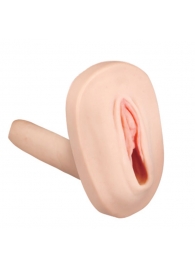 Мастурбатор-вагина с вибрацией и выносным пультом управления REALSTUFF SMOOTH   BALD - Dream Toys - в Набережных Челнах купить с доставкой