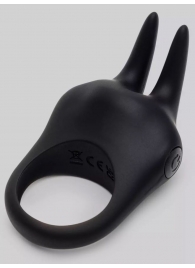 Черное эрекционное виброкольцо Sensation Rechargeable Vibrating Rabbit Love Ring - Fifty Shades of Grey - в Набережных Челнах купить с доставкой