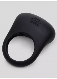 Черное эрекционное виброкольцо Sensation Rechargeable Vibrating Love Ring - Fifty Shades of Grey - в Набережных Челнах купить с доставкой
