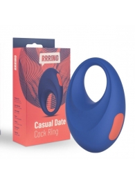 Синее эрекционное кольцо RRRING Casual Date Cock Ring - FeelzToys - в Набережных Челнах купить с доставкой