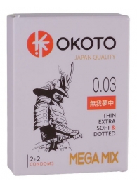 Набор из 4 презервативов OKOTO MegaMIX - Sitabella - купить с доставкой в Набережных Челнах