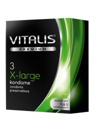 Презервативы увеличенного размера VITALIS PREMIUM x-large - 3 шт. - Vitalis - купить с доставкой в Набережных Челнах