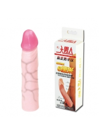 Удлиняющая насадка на пенис Deep Love - 21,5 см. - Baile - в Набережных Челнах купить с доставкой