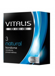 Классические презервативы VITALIS PREMIUM natural - 3 шт. - Vitalis - купить с доставкой в Набережных Челнах