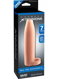 Телесная насадка Real Feel Enhancer XL - 17 см. - Pipedream - в Набережных Челнах купить с доставкой