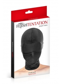 Сплошная маска-шлем с имитацией повязки для глаз - Fetish Tentation - купить с доставкой в Набережных Челнах