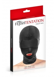 Сплошная маска на голову с прорезью для рта - Fetish Tentation - купить с доставкой в Набережных Челнах