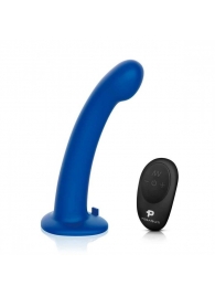 Синяя насадка Remote Control P-Spot G-Spot с черными трусиками - 20 см. - Pegasus - купить с доставкой в Набережных Челнах