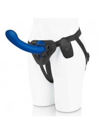 Синяя насадка Remote Control P-Spot G-Spot с черными трусиками - 20 см. - Pegasus - купить с доставкой в Набережных Челнах