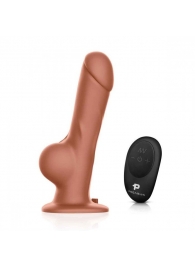 Реалистичный страпон с радиоуправлением Remote Control Realistic - 21 см. - Pegasus - купить с доставкой в Набережных Челнах
