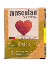 Экологически чистые презервативы Masculan Organic - 3 шт. - Masculan - купить с доставкой в Набережных Челнах