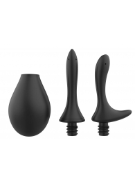 Черный анальный душ Nexus Anal Douche Set с 2 сменными насадками - Nexus Range - купить с доставкой в Набережных Челнах