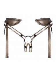 Бронзовый пояс для насадок Desirous Harness - Strap-on-me - купить с доставкой в Набережных Челнах