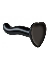 Черный фаллоимитатор-насадка Strap-On-Me P G spot Dildo size S - 16,4 см. - Strap-on-me - купить с доставкой в Набережных Челнах