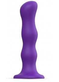 Фиолетовая насадка Strap-On-Me Dildo Geisha Balls size XL - Strap-on-me - купить с доставкой в Набережных Челнах