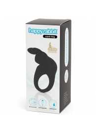 Черное эрекционное виброкольцо Happy Rabbit Rechargeable Rabbit Cock Ring - Happy Rabbit - в Набережных Челнах купить с доставкой