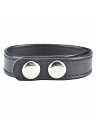 Кольцо на пенис SNAP COCK RING из искусственной кожи на клепках - BlueLine - в Набережных Челнах купить с доставкой