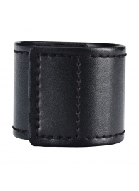 Хомут-утяжка для мошонки из искусственной кожи на липучке VELCRO BALL STRETCHER- 4 см. - BlueLine - в Набережных Челнах купить с доставкой