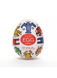 Мастурбатор-яйцо Keith Haring EGG DANCE - Tenga - в Набережных Челнах купить с доставкой