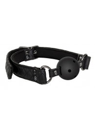 Черный кляп-шарик BALL GAG DIAMOND - Dream Toys - купить с доставкой в Набережных Челнах