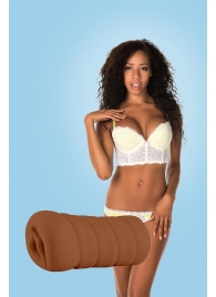 Коричневый мастурбатор-вагина BRIANNA - Dream Toys - в Набережных Челнах купить с доставкой