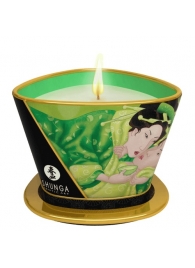 Массажная свеча Exotic Green Tea с ароматом зелёного чая - 170 мл. - Shunga - купить с доставкой в Набережных Челнах