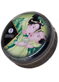 Массажная свеча Exotic Green Tea с ароматом зелёного чая - 30 мл. - Shunga - купить с доставкой в Набережных Челнах