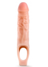 Телесная насадка на пенис 9 Inch Cock Sheath Extender - 22,2 см. - Blush Novelties - в Набережных Челнах купить с доставкой