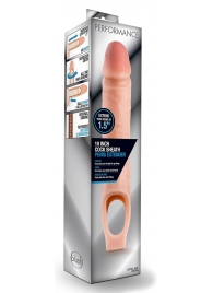 Телесная насадка на пенис 10 Inch Cock Sheath Extender - 25 см. - Blush Novelties - в Набережных Челнах купить с доставкой