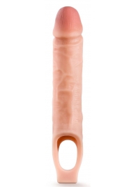 Телесная насадка на пенис 10 Inch Cock Sheath Extender - 25 см. - Blush Novelties - в Набережных Челнах купить с доставкой