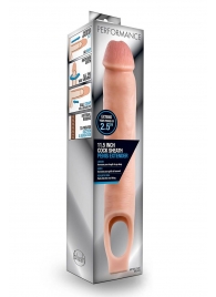 Телесная насадка на пенис 11.5 Inch Cock Sheath Penis Extender - 29,2 см. - Blush Novelties - в Набережных Челнах купить с доставкой