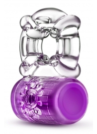Фиолетовое эрекционное виброкольцо Pleaser Rechargeable C-Ring - Blush Novelties - в Набережных Челнах купить с доставкой