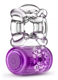 Фиолетовое эрекционное виброкольцо One Night Stand Vibrating C-Ring - Blush Novelties - в Набережных Челнах купить с доставкой