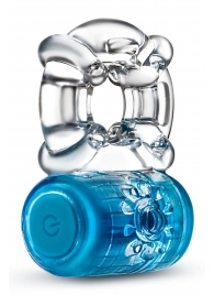 Синее эрекционное виброкольцо One Night Stand Vibrating C-Ring - Blush Novelties - в Набережных Челнах купить с доставкой