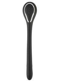 Черный гибкий уретральный стимулятор с вибрацией Vibrating Bendable Dilator - 13,5 см. - Orion - купить с доставкой в Набережных Челнах
