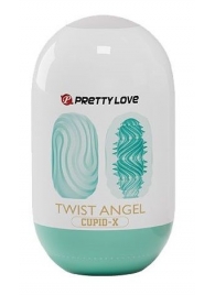 Бирюзовый мастурбатор-яйцо Twist Angel - Baile - в Набережных Челнах купить с доставкой