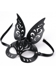 Черная ажурная маска  Зайка  с ушками - Crazy Handmade - купить с доставкой в Набережных Челнах