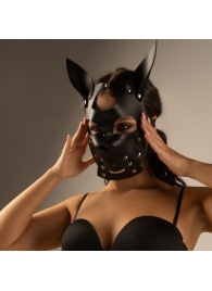 Черная маска  Собака  с ушками - Crazy Handmade - купить с доставкой в Набережных Челнах