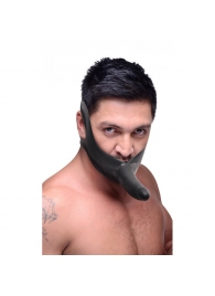Черный кляп-страпон Masters Mini Face Fuck Strap-On - 14 см. - XR Brands - купить с доставкой в Набережных Челнах