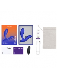 Синий анальный вибратор We-Vibe Vector+ - We-vibe - в Набережных Челнах купить с доставкой