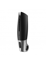 Черный мастурбатор с вибрацией Power Masturbator - Satisfyer - в Набережных Челнах купить с доставкой
