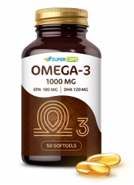 Пищевая добавка SuperCaps OMEGA-3 - 50 капсул (1000 мг) - SuperCaps - купить с доставкой в Набережных Челнах