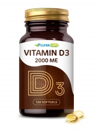 Пищевая добавка SuperCaps VITAMIN D3 2000 ME - 120 капсул - SuperCaps - купить с доставкой в Набережных Челнах
