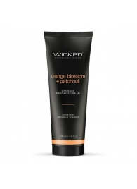 Массажный легкий крем WICKED Orange Blossom plus Patchouli - 120 мл. - Wicked - купить с доставкой в Набережных Челнах